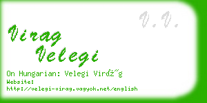 virag velegi business card